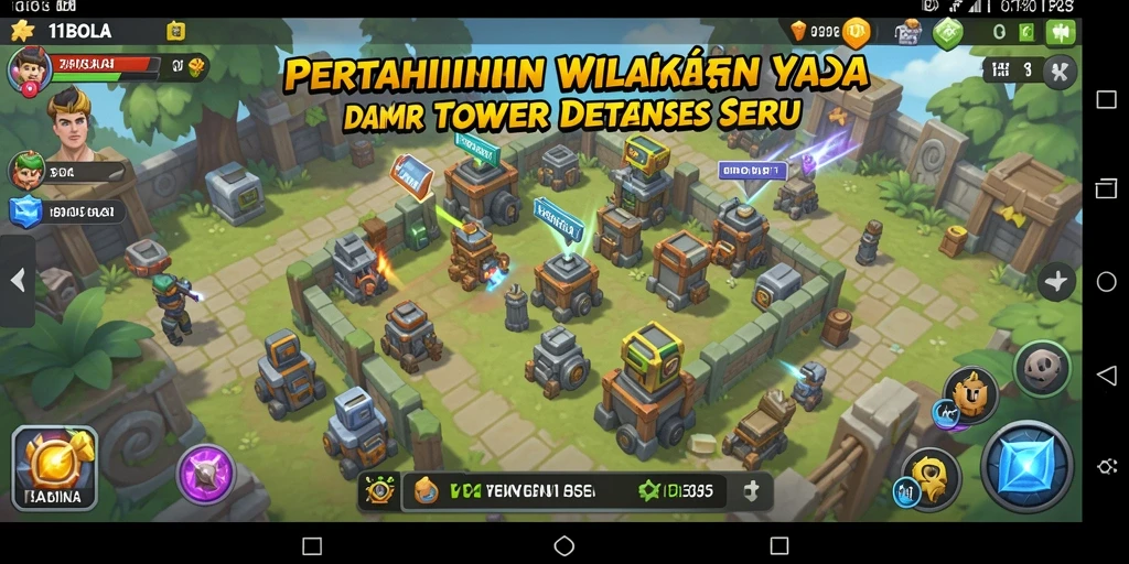 Tangkap momen mendebarkan dari gameplay Tower Defense di 11BOLA.