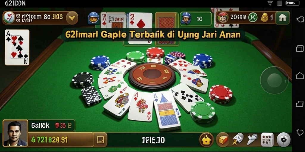 Tampilan gameplay Gaple yang menarik dan interaktif.