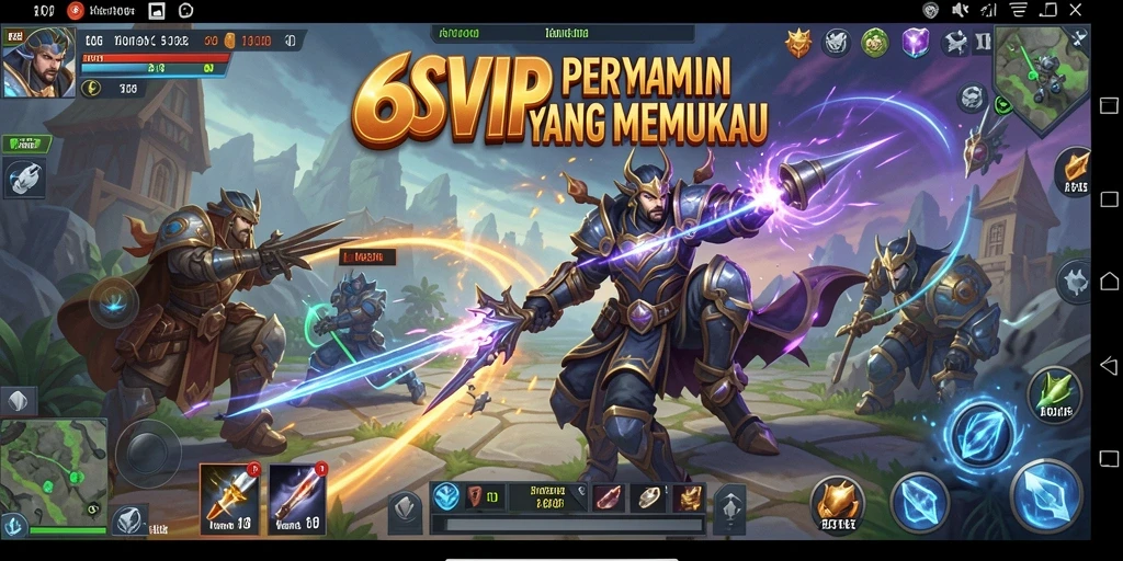 Screenshot gameplay 6SVIP menampilkan strategi dan pertarungan yang menarik.