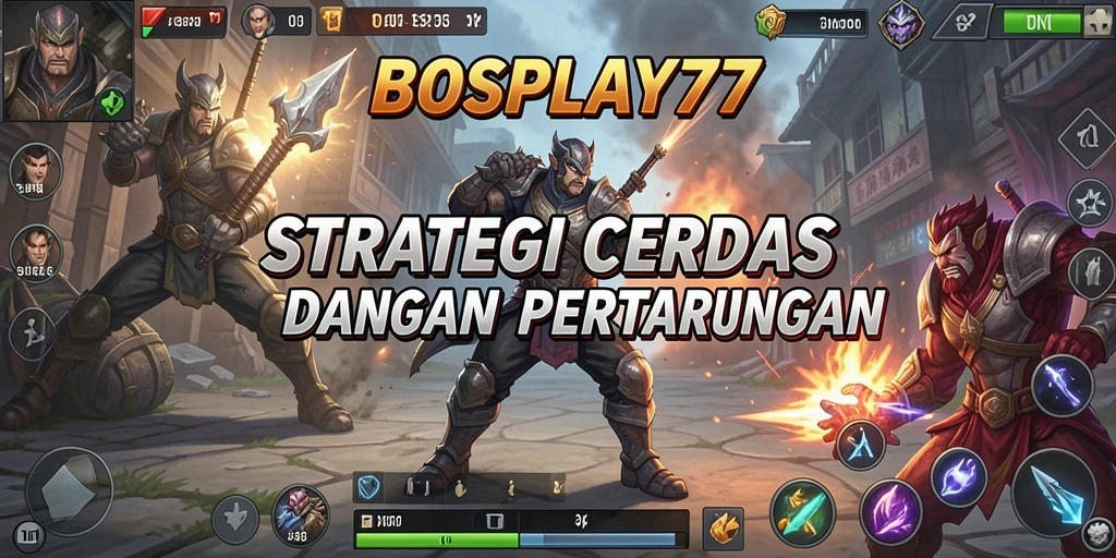 Tampilan gameplay <strong>BOSPLAY77</strong> yang mendebarkan dengan taktik yang mendalam.