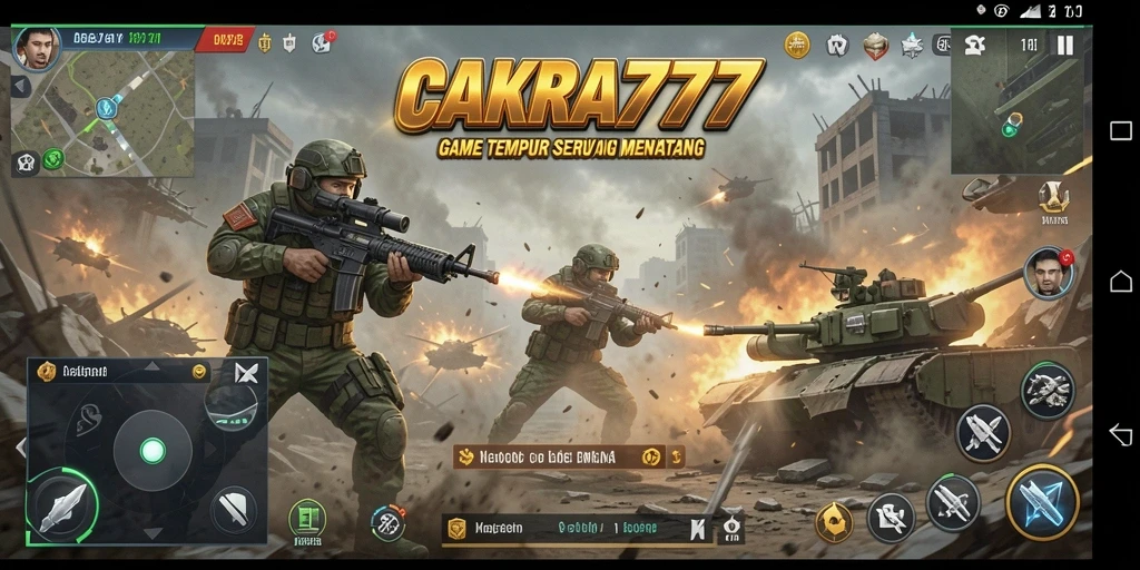 Tampilan seru dari gameplay CAKRA777 yang penuh aksi.