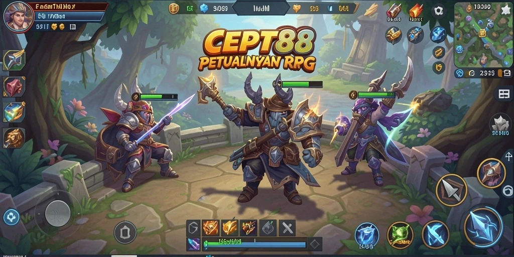 Tampilan gameplay CEPAT88 menampilkan aksi seru di dunia RPG.