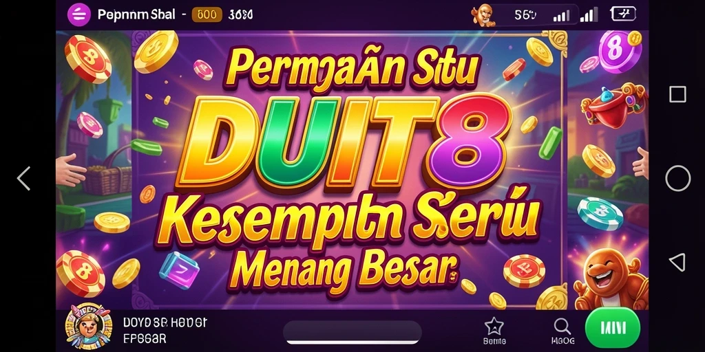 Tampilan gameplay seru dan mengasyikkan dari DUIT8.