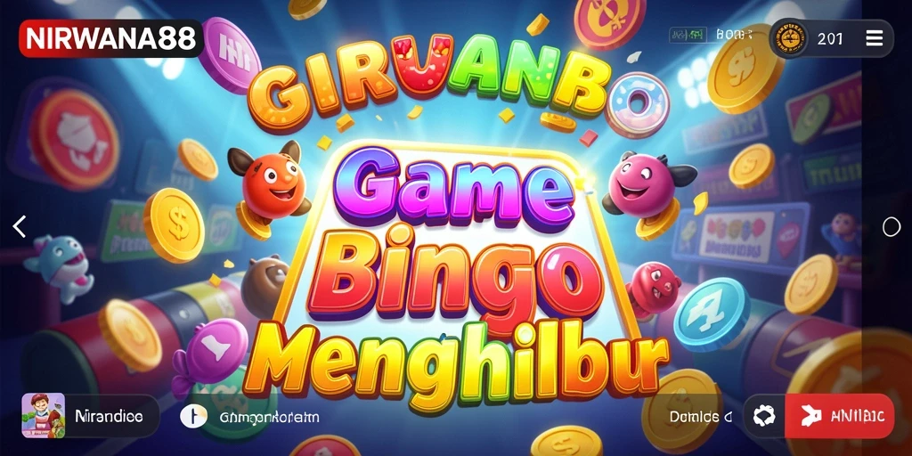 Tampilan gameplay Bingo yang seru di NIRWANA88.