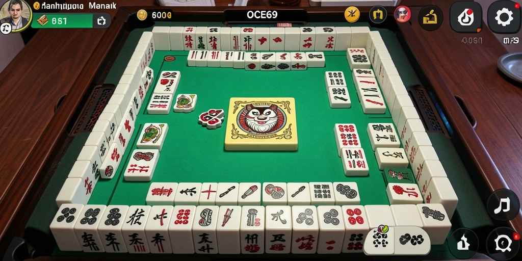 Menampilkan gameplay menarik dari OCE69, permainan Mahjong yang seru.