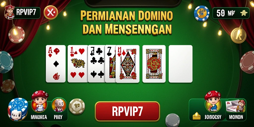 Tampilan gameplay domino yang menarik dan kompetitif.