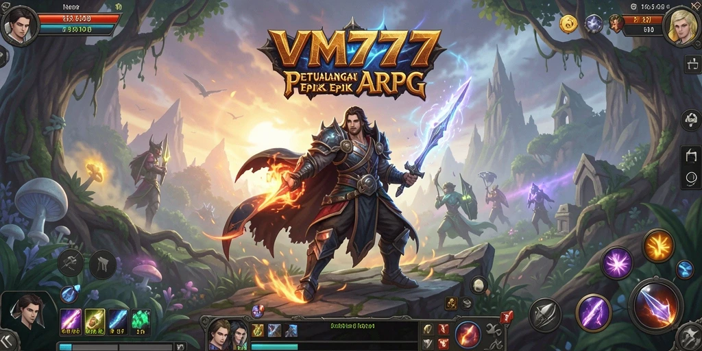 Tampilan gameplay menawan dari VM777 yang memikat pencinta ARPG.